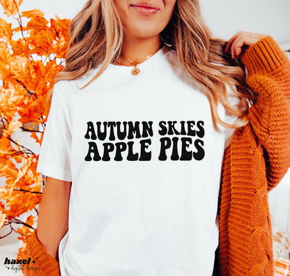 Autumn Skies Apple Pies