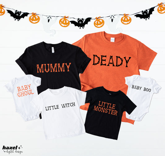 Halloween Bones Family Bundle