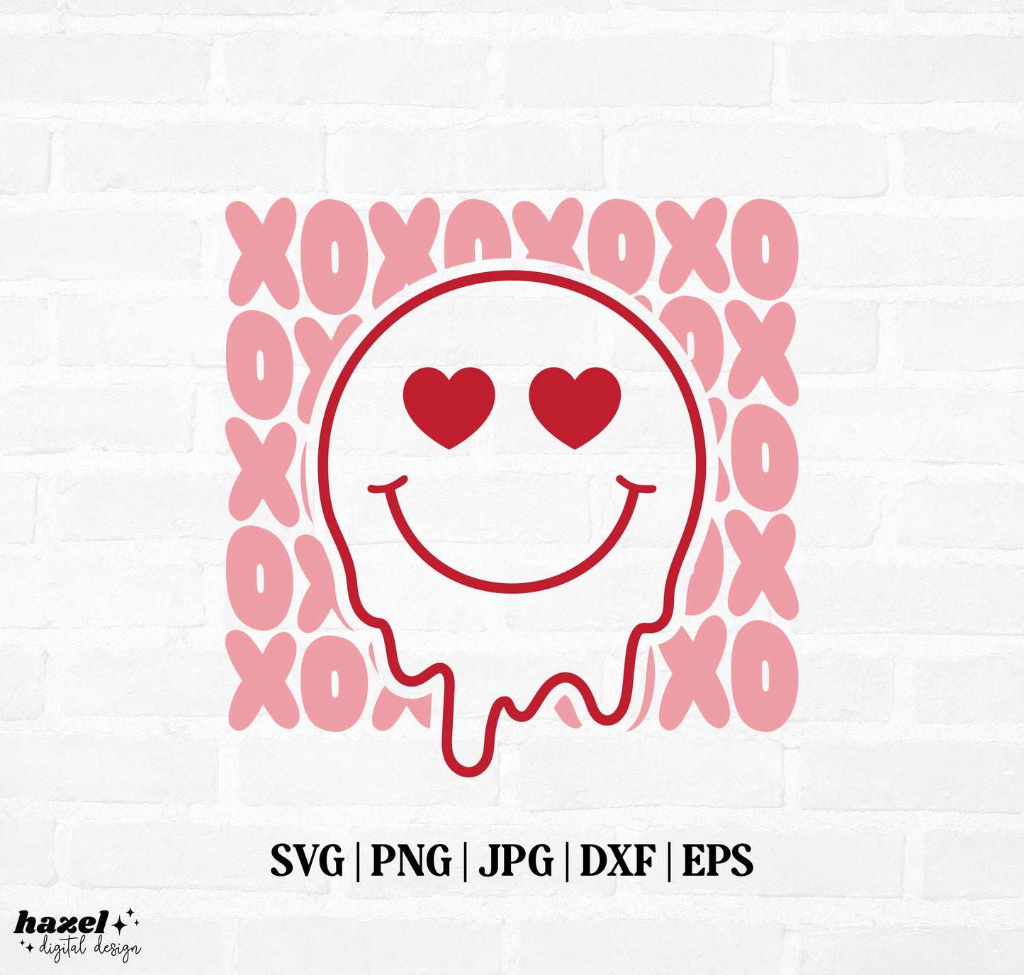 XOXO Heart Eyes Smiley Melt